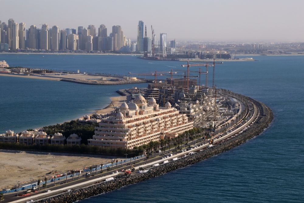 Luftbild Dubai - Kempinski Hotel Palm Jumeirah in Dubai in Vereinigte Arabische Emirate