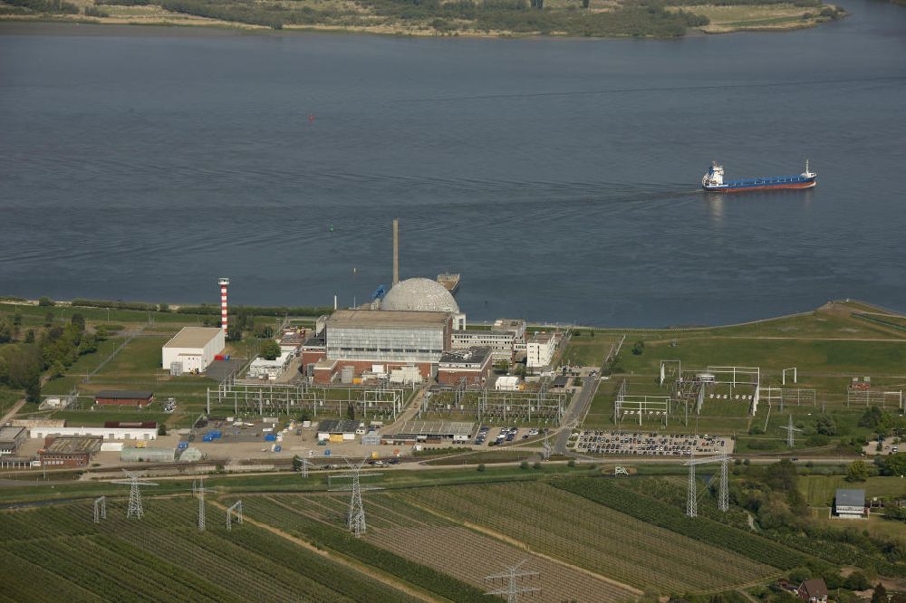 Brokdorf von oben - Kernkraftwerk Brokdorf in Schleswig Holstein