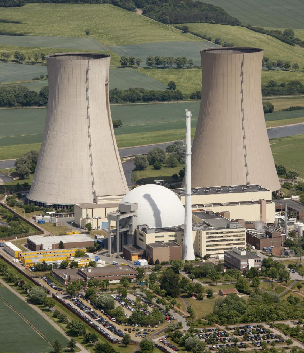 Luftbild Grohnde - Kernkraftwerk Grohnde / Niedersachsen