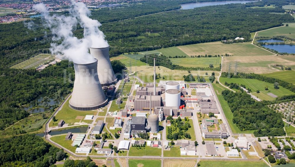 Luftbild Gundremmingen - Kernkraftwerk Gundremmingen im Bundesland Bayern