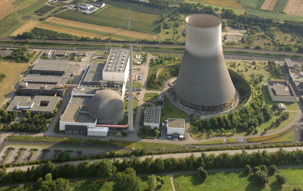 Luftbild Mülheim-Kärlich - Kernkraftwerk Mülheim-Kärlich / Rheinland-Pfalz