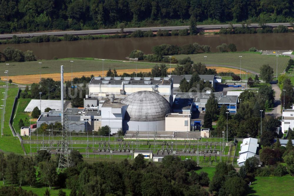 Luftaufnahme Obrigheim - Kernkraftwerk in Obrigheim