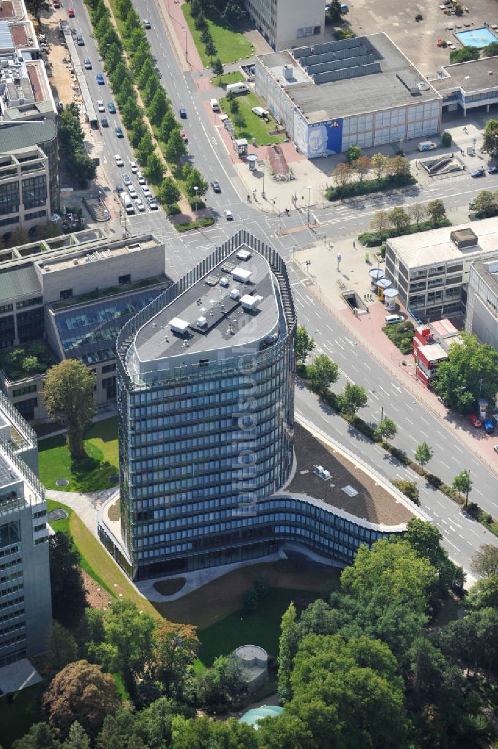 Luftbild Frankfurt am Main - KfW-Westarkade ( Frankfurt am Main )