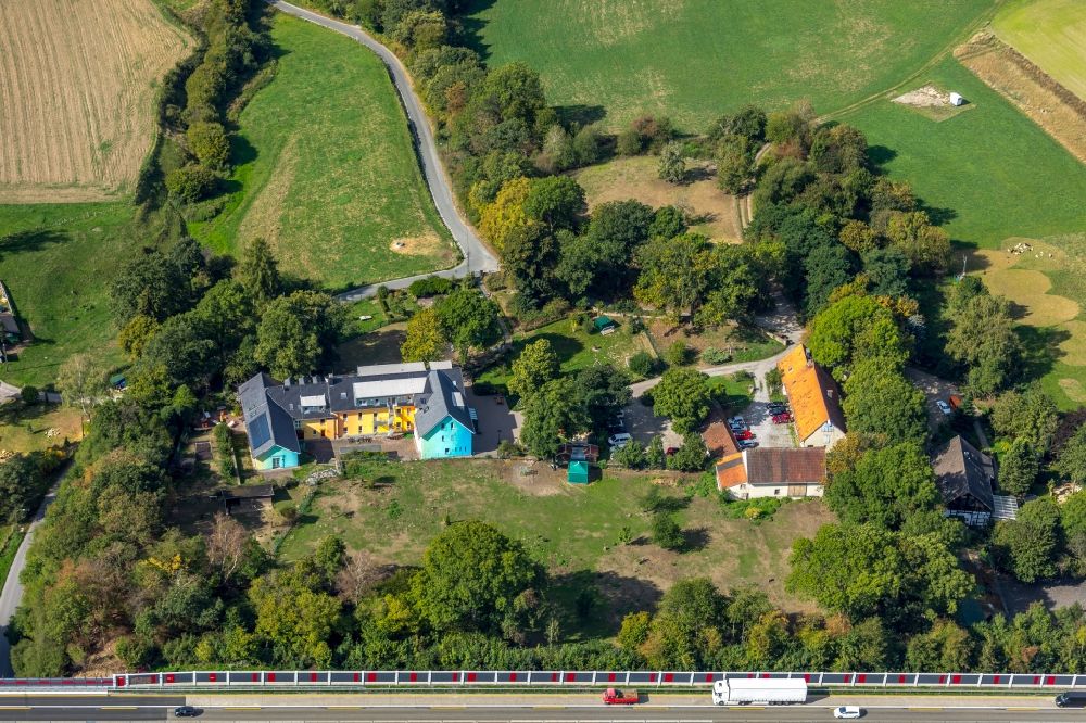 Luftaufnahme Witten - Kinder- Wohnheim - Gebäude Christopherus-Haus e. V. in Witten im Bundesland Nordrhein-Westfalen, Deutschland