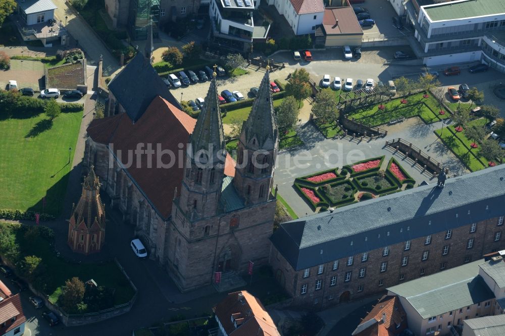 Heilbad Heiligenstadt aus der Vogelperspektive: Kirchengebäude am Altstädter Kirchplatz in Heilbad Heiligenstadt im Bundesland Thüringen