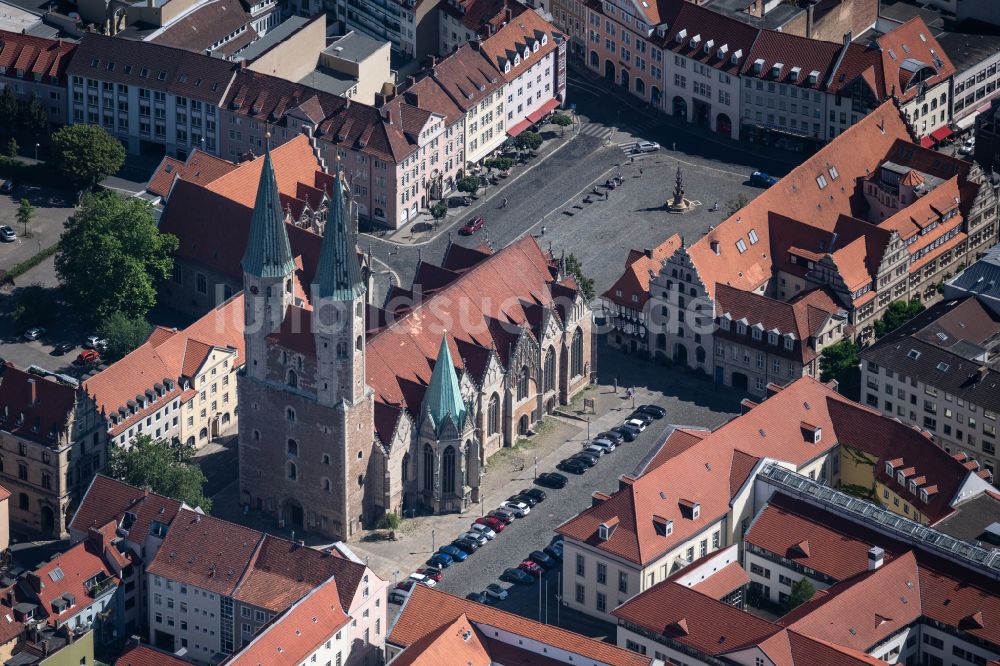 Luftbild Braunschweig - Kirchengebäude der evangelischen Sankt Martinikirche in Braunschweig im Bundesland Niedersachsen, Deutschland