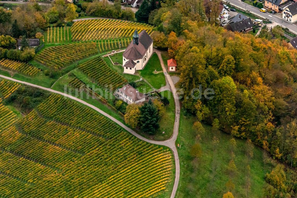 Luftaufnahme Gengenbach - Kirchengebäude der Kapelle in Gengenbach im Bundesland Baden-Württemberg, Deutschland