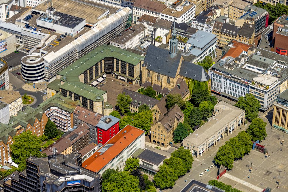Luftbild Dortmund - Kirchengebäude Katholisches Forum Dortmund in Dortmund im Bundesland Nordrhein-Westfalen, Deutschland
