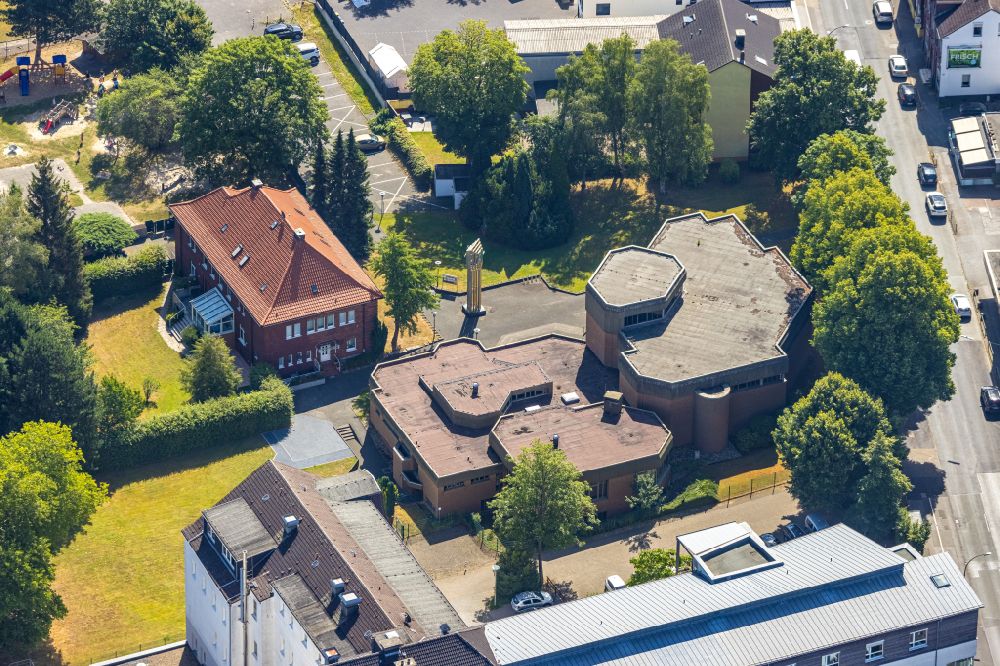 Luftbild Dortmund - Kirchengebäude des Katholisches Pfarramt St. Aloysius in Dortmund im Bundesland Nordrhein-Westfalen, Deutschland