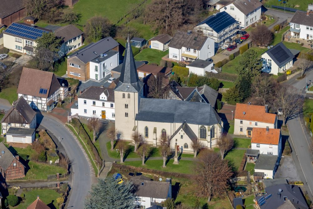 Luftbild Lünern - Kirchengebäude in Lünern im Bundesland Nordrhein-Westfalen, Deutschland