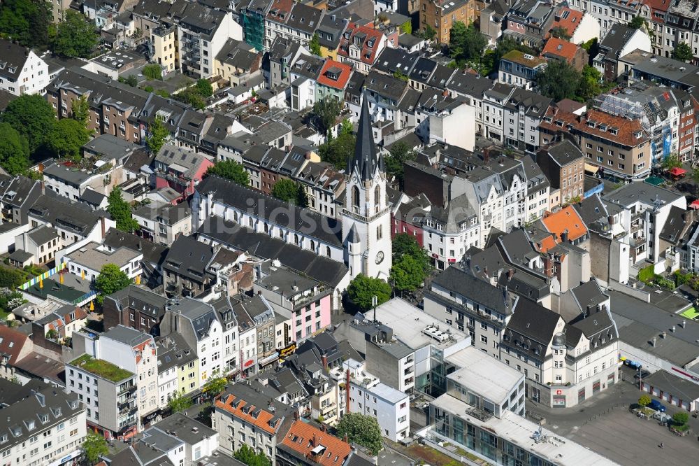 Luftbild Köln - Kirchengebäude der Pfarrkirche St. Joseph in Köln im Bundesland Nordrhein-Westfalen, Deutschland