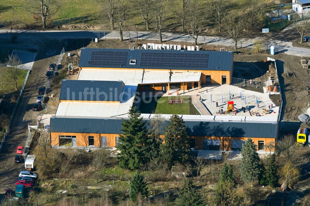 Luftaufnahme Biesenthal - KITA- Kindergarten in Biesenthal im Bundesland Brandenburg, Deutschland
