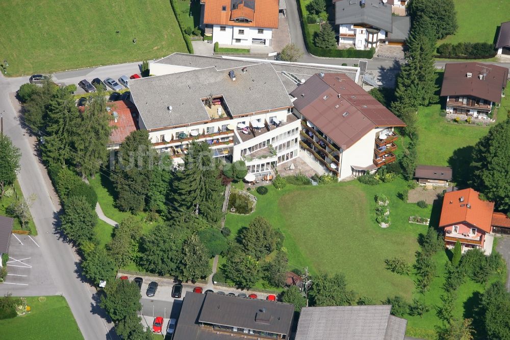 Luftaufnahme Walchsee - Klinik und Therapiezentrum Lymphödemklinik Wittlinger in Walchsee in Tirol, Österreich