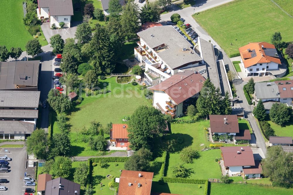 Walchsee von oben - Klinik und Therapiezentrum Lymphödemklinik Wittlinger in Walchsee in Tirol, Österreich