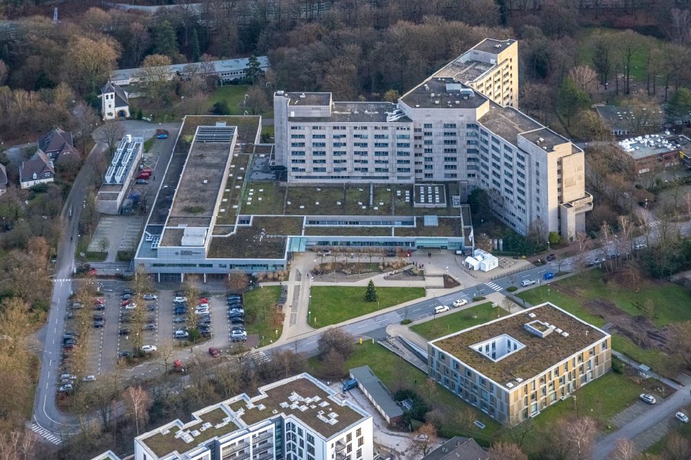 Luftbild Essen - Klinikgelände Alfred Krupp- Krankenhaus in Essen im Bundesland Nordrhein-Westfalen, Deutschland