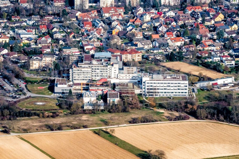 Luftbild Bad Krozingen - Klinikgelände des Herzzentrum in Bad Krozingen im Bundesland Baden-Württemberg, Deutschland