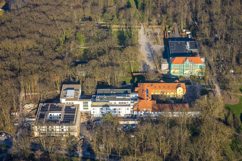 Hamm aus der Vogelperspektive: Klinikgelände Klinik für Manuelle Therapie in Hamm im Bundesland Nordrhein-Westfalen, Deutschland
