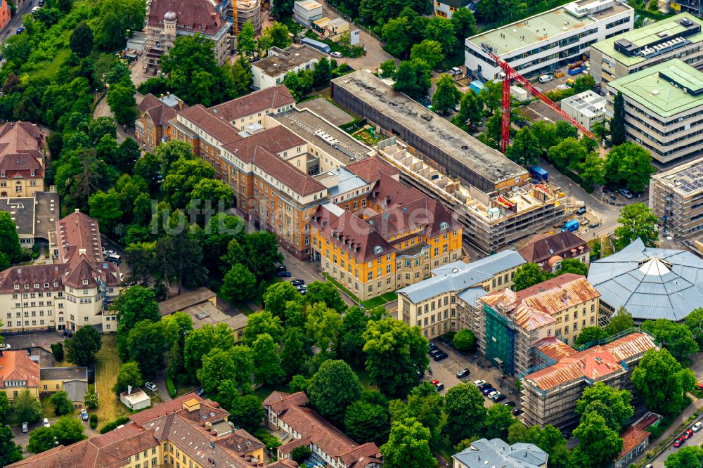 Luftaufnahme Tübingen - Klinikgelände des Krankenhaus Institute der Universität Tübingen in Tübingen im Bundesland Baden-Württemberg, Deutschland