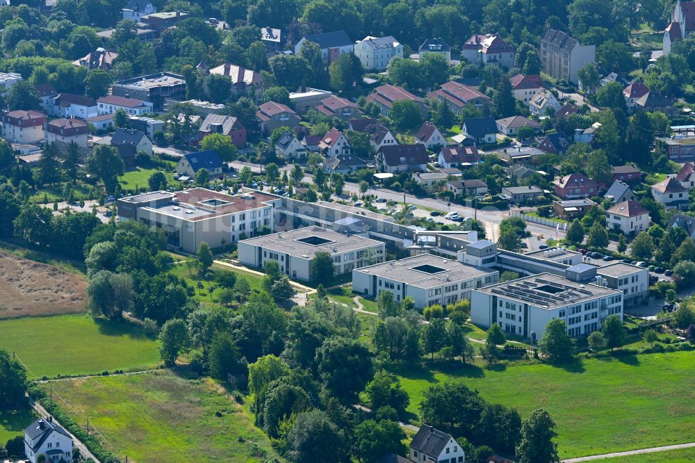 Luftbild Lutherstadt Wittenberg - Klinikgelände des Krankenhauses Alexianer Klinik Bosse in Lutherstadt Wittenberg im Bundesland Sachsen-Anhalt, Deutschland