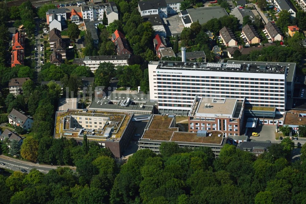 Hamburg aus der Vogelperspektive: Klinikgelände des Krankenhauses Asklepios Wandsbek im Ortsteil Marienthal in Hamburg, Deutschland
