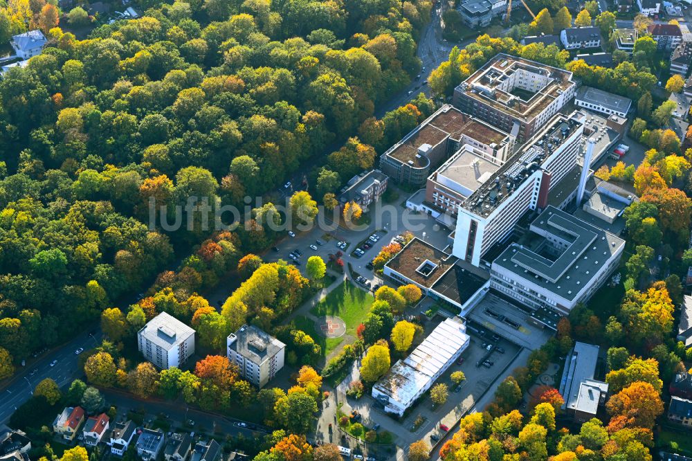 Luftbild Hamburg - Klinikgelände des Krankenhauses Asklepios Wandsbek im Ortsteil Marienthal in Hamburg, Deutschland