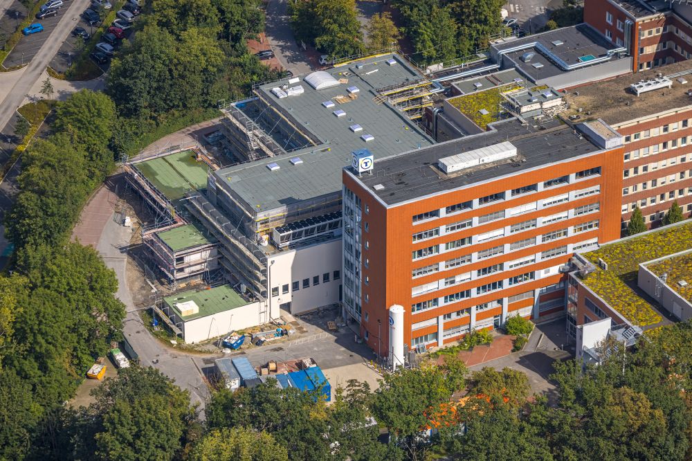 Luftbild Hamm - Klinikgelände des Krankenhauses St. Barbara-Klinik im Stadtteil Heessen in Hamm im Bundesland Nordrhein-Westfalen, Deutschland