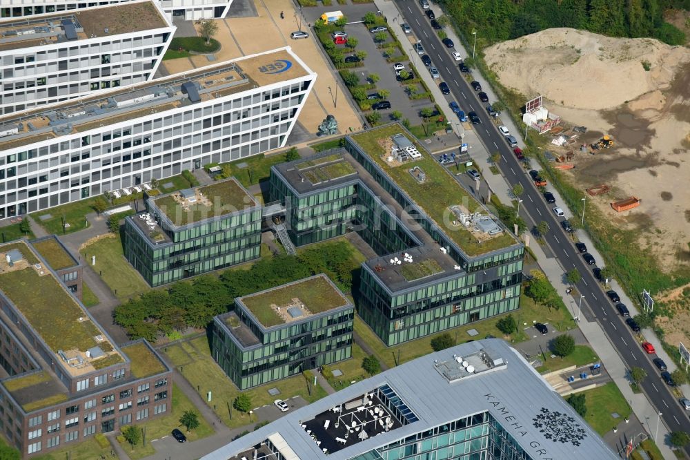 Luftbild Bonn - Klinikgelände des Krankenhauses Beta Klinik GmbH an der Joseph-Schumpeter-Allee im Ortsteil Beuel in Bonn im Bundesland Nordrhein-Westfalen, Deutschland