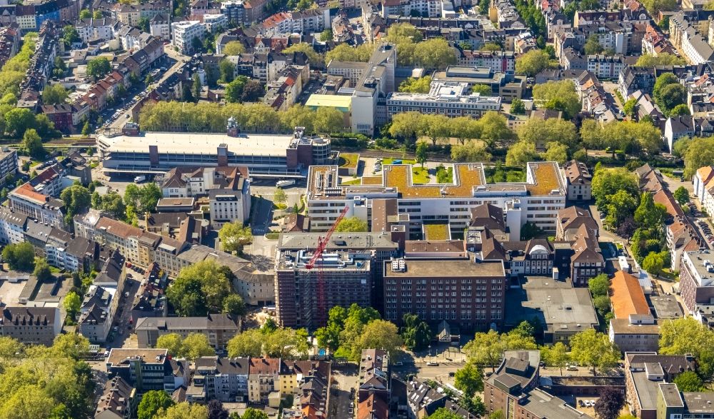 Luftbild Dortmund - Klinikgelände des Krankenhauses an der Beurhausstraße im Ortsteil Cityring-West in Dortmund im Bundesland Nordrhein-Westfalen, Deutschland