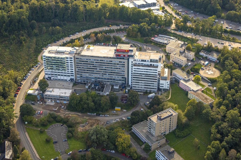 Luftbild Siegen - Klinikgelände des Krankenhauses Diakonie Klinikum Jung-Stilling in Siegen im Bundesland Nordrhein-Westfalen, Deutschland