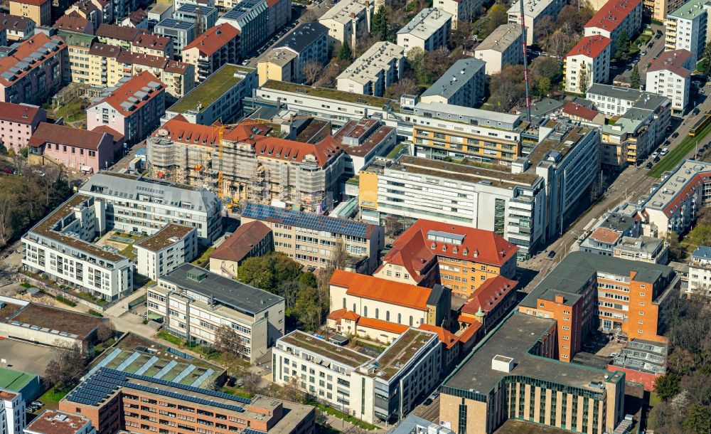 Luftaufnahme Stuttgart - Klinikgelände des Krankenhauses Diakonie-Klinikum Stuttgart in Stuttgart im Bundesland Baden-Württemberg, Deutschland