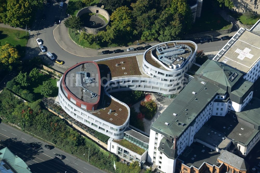 Luftbild Kassel - Klinikgelände des Krankenhauses Elisabeth-Krankenhaus an der Weinbergstraße in Kassel im Bundesland Hessen