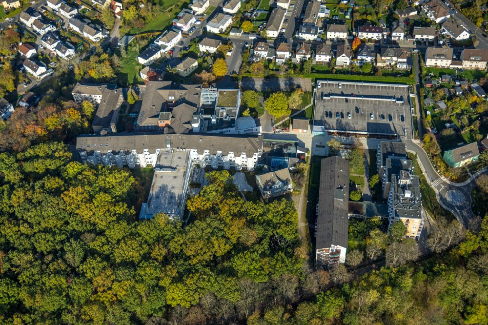 Luftbild Hagen - Klinikgelände des Krankenhauses Evangelisches Krankenhaus Hagen-Haspe in Hagen im Bundesland Nordrhein-Westfalen, Deutschland