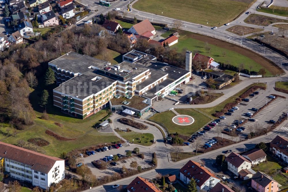 Luftbild Herrenberg - Klinikgelände des Krankenhauses Herrenberg in Herrenberg im Bundesland Baden-Württemberg, Deutschland