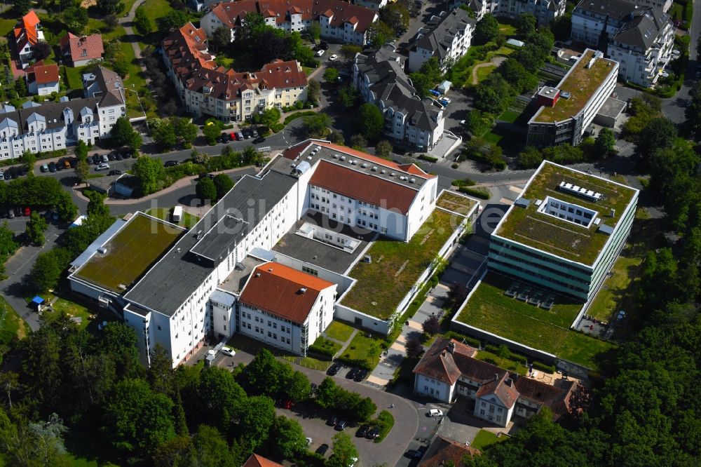 Luftbild Bad Nauheim - Klinikgelände des Krankenhauses Hochwaldkrankenhaus in Bad Nauheim im Bundesland Hessen, Deutschland
