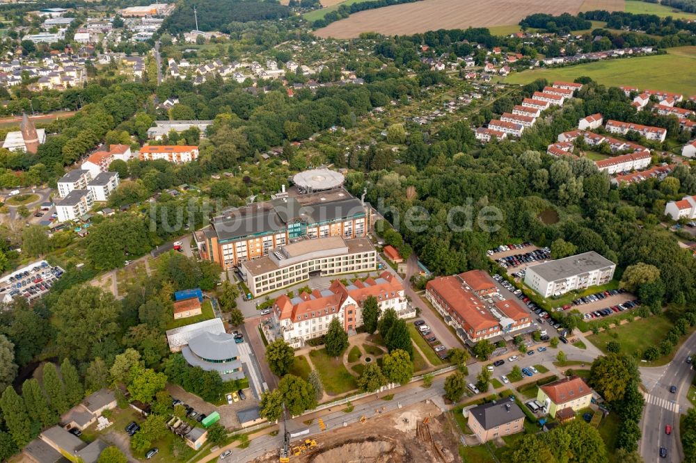 Luftbild Bernau - Klinikgelände des Krankenhauses Immanuel Klinikum Bernau in Bernau im Bundesland Brandenburg, Deutschland