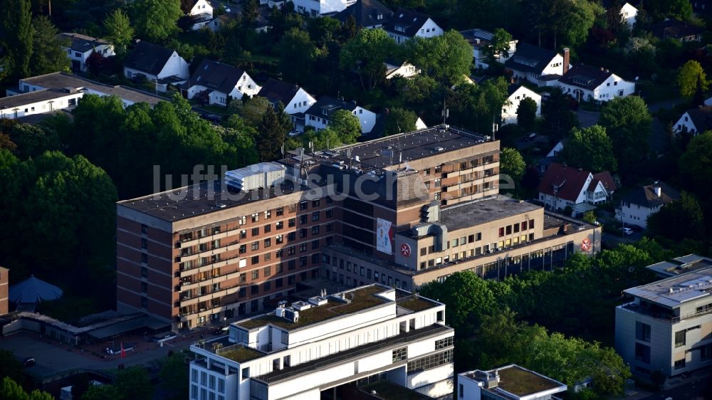 Luftbild Bonn - Klinikgelände des Krankenhauses Johanniter-Krankenhaus Bonn im Ortsteil Gronau in Bonn im Bundesland Nordrhein-Westfalen, Deutschland