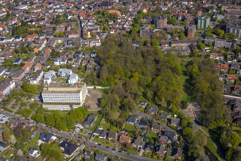 Hamm von oben - Klinikgelände des Krankenhauses St. Josef-Krankenhaus Hamm-Bockum-Hövel im Ortsteil Bockum-Hövel in Hamm im Bundesland Nordrhein-Westfalen, Deutschland