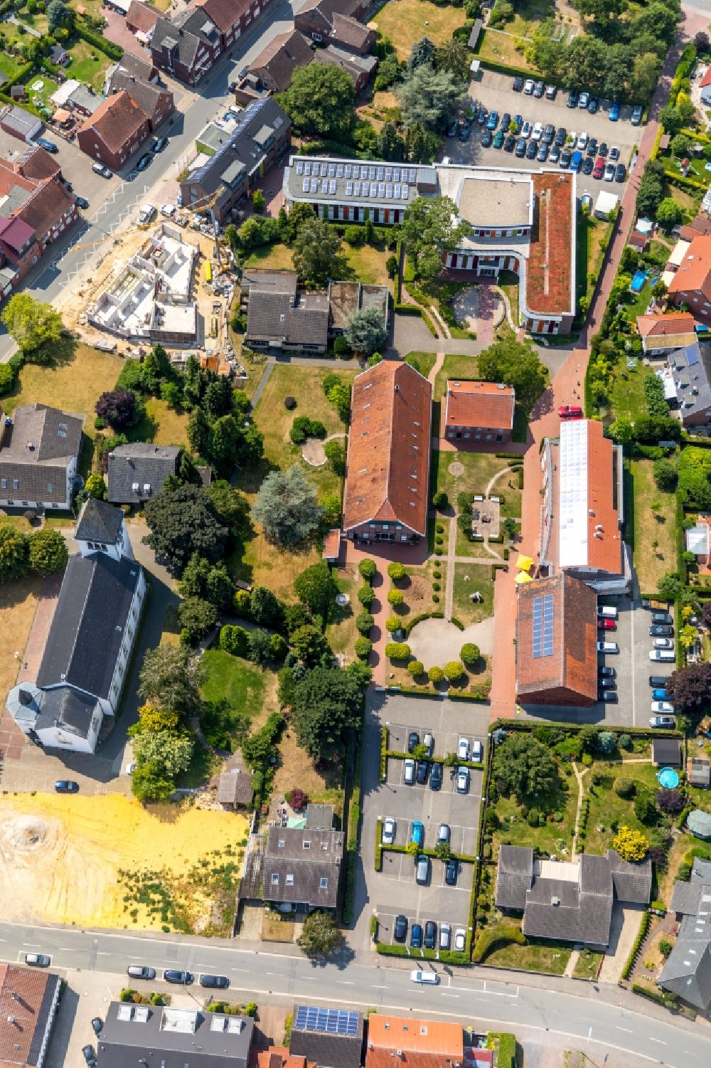 Luftbild Walstedde - Klinikgelände des Krankenhauses der Kinderklinik Haus Walstedde in Walstedde im Bundesland Nordrhein-Westfalen, Deutschland