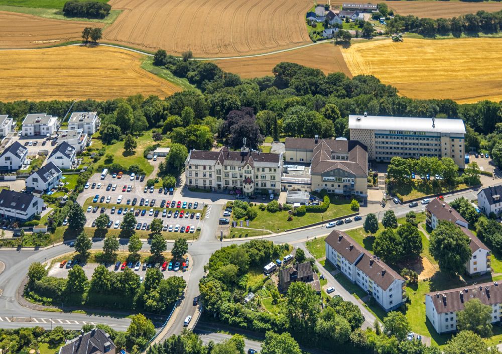 Luftbild Blankenstein - Klinikgelände des Krankenhauses Klinik Blankenstein in Blankenstein im Bundesland Nordrhein-Westfalen, Deutschland