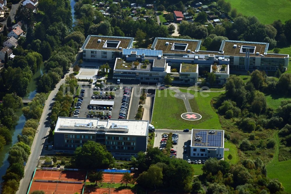 Luftaufnahme Forchheim - Klinikgelände des Krankenhauses Klinikum Forchheim der Vereinigten Pfründerstiftung in Forchheim im Bundesland Bayern, Deutschland