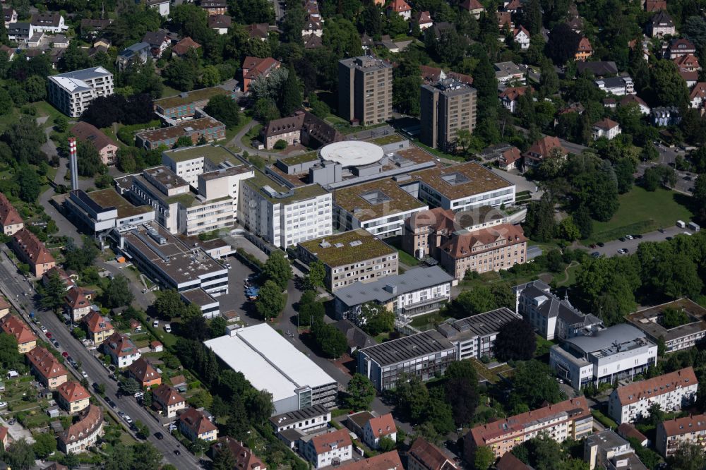 Luftbild Konstanz - Klinikgelände des Krankenhauses Klinikum Konstanz in Konstanz im Bundesland Baden-Württemberg, Deutschland