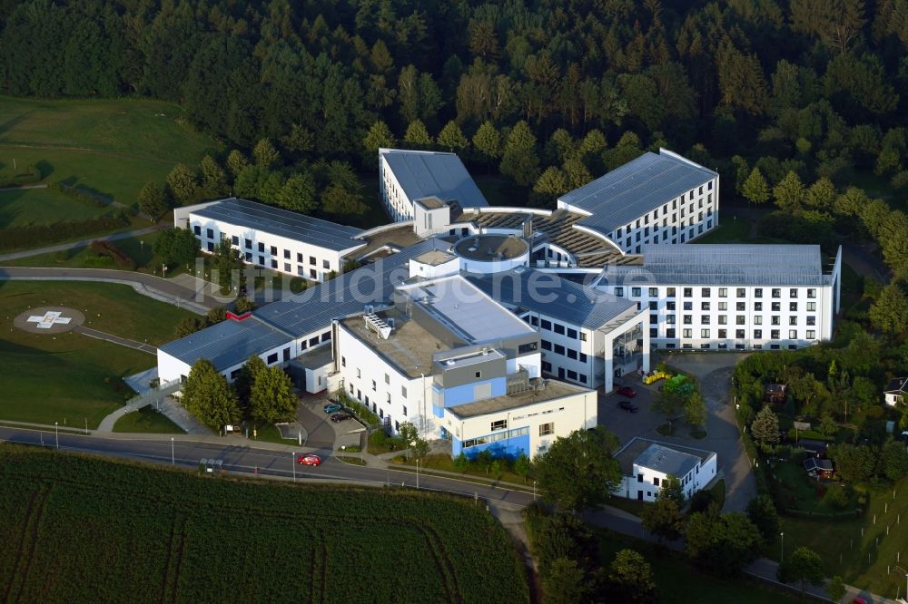 Zschopau aus der Vogelperspektive: Klinikgelände des Krankenhauses der Klinikum Mittleres Erzgebirge gGmbH in Zschopau im Bundesland Sachsen, Deutschland