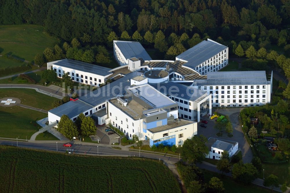Luftbild Zschopau - Klinikgelände des Krankenhauses der Klinikum Mittleres Erzgebirge gGmbH in Zschopau im Bundesland Sachsen, Deutschland