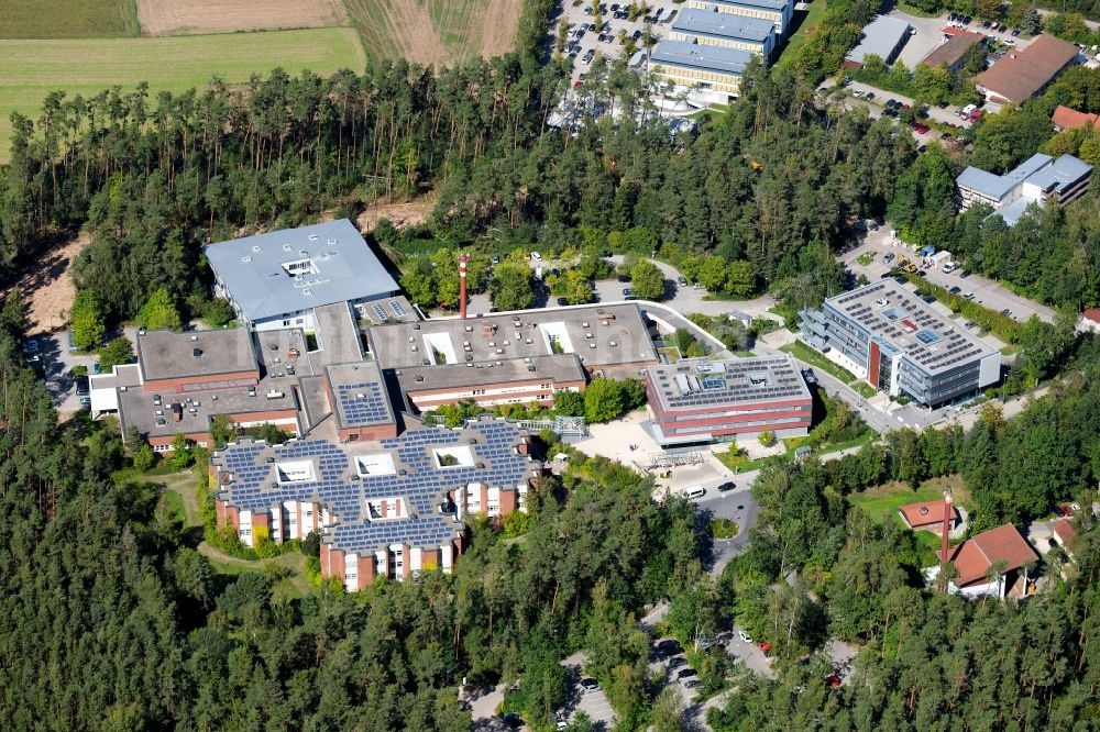 Luftaufnahme Roth - Klinikgelände des Krankenhauses Kreisklinik Roth am Weinbergweg in Roth im Bundesland Bayern, Deutschland