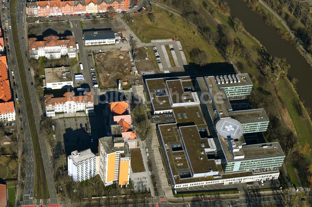 Hannover von oben - Klinikgelände des Krankenhauses KRH Klinikum Siloah-Oststadt-Heidehaus in Hannover im Bundesland Niedersachsen