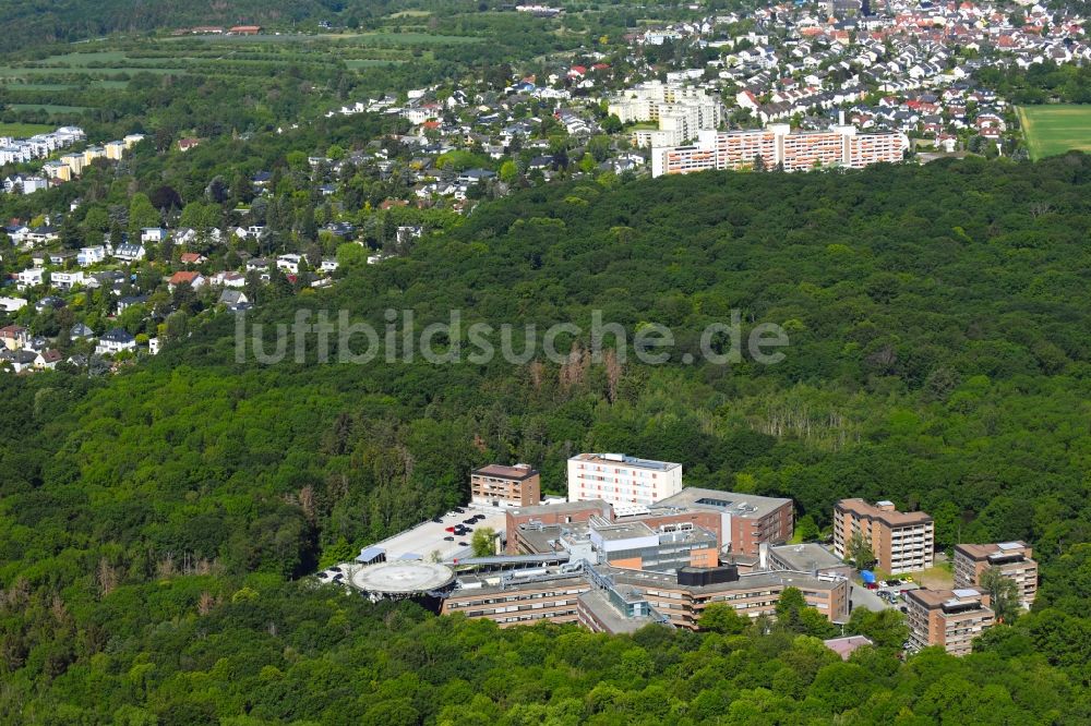 Luftbild Bad Soden am Taunus - Klinikgelände des Krankenhauses Main-Taunus-Privatklinik GmbH in Bad Soden am Taunus im Bundesland Hessen, Deutschland