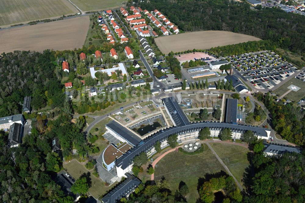 Luftaufnahme Halle (Saale) - Klinikgelände des Krankenhauses Martha-Maria an der Röntgenstraße in Halle (Saale) im Bundesland Sachsen-Anhalt, Deutschland