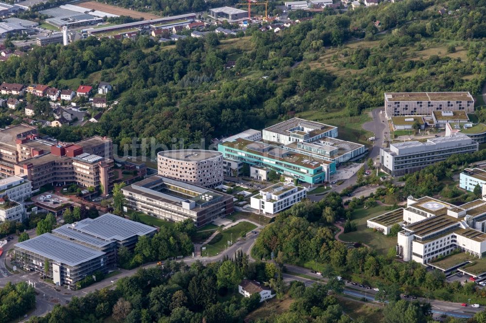Luftaufnahme Tübingen - Klinikgelände des Krankenhauses Medizinische Universitätsklinik auf dem Schnarrenberg in Tübingen im Bundesland Baden-Württemberg, Deutschland