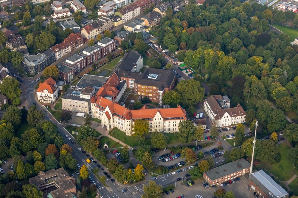 Luftbild Gelsenkirchen - Klinikgelände des Krankenhauses Mühlenstraße im Ortsteil Gelsenkirchen-Nord in Gelsenkirchen im Bundesland Nordrhein-Westfalen