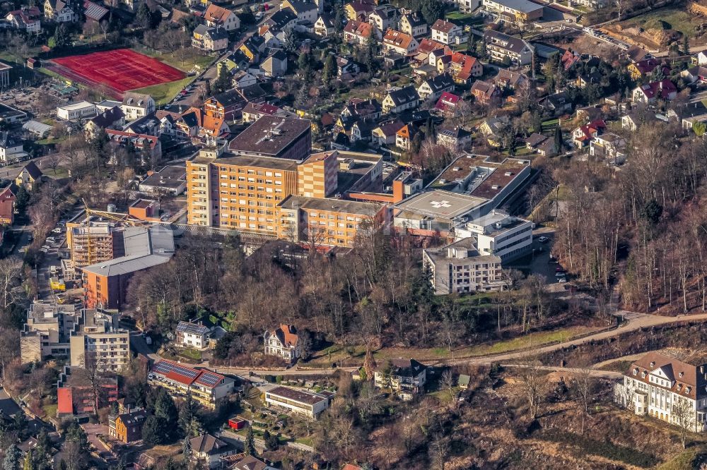 Lahr/Schwarzwald aus der Vogelperspektive: Klinikgelände des Krankenhauses Ortenau Klinikum Lahr in Lahr/Schwarzwald im Bundesland Baden-Württemberg, Deutschland